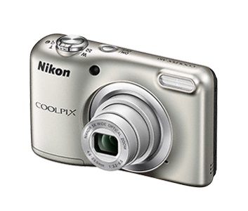 Фотоаппарат Nikon CoolPix A10 серебристый 16.1Mpix Zoom5x 2.7 720p 17Mb SDXC CCD 1x2.3 IS el 10minF