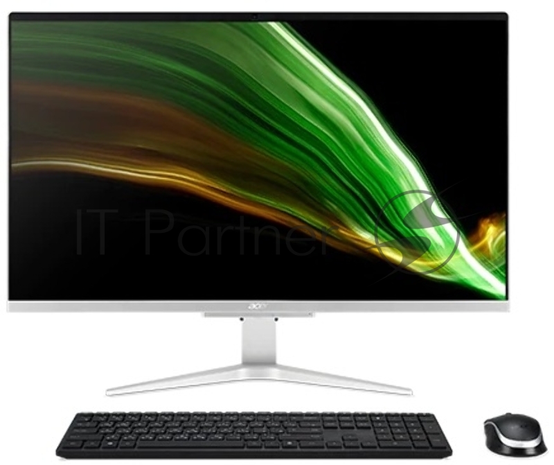 Моноблок ACER Aspire C27-1655 All-In-One 27 FHD (1920x1080), i3-1115G4, 8GB DDR4 2666 SODIMM, 256GB SSD M.2, MX330 2GB, WiFi, BT, USB KB&Mouse, Win 10 Pro, 1Y CI