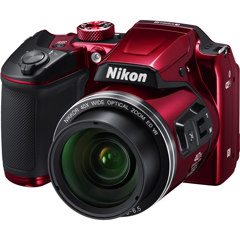 Фотоаппарат Nikon CoolPix B500 красный 16Mpix Zoom40x 3 1080p SDXC/SD/SDHC CMOS 1x2.3 1minF turLCD