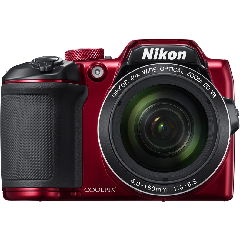 Фотоаппарат Nikon CoolPix B500 красный 16Mpix Zoom40x 3 1080p SDXC/SD/SDHC CMOS 1x2.3 1minF turLCD