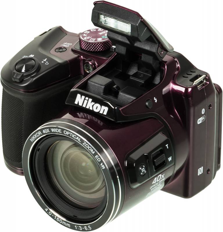 Фотоаппарат Nikon CoolPix B500 фиолетовый 16Mpix Zoom40x 3 1080p SDXC/SD/SDHC CMOS 1x2.3 1minF turL