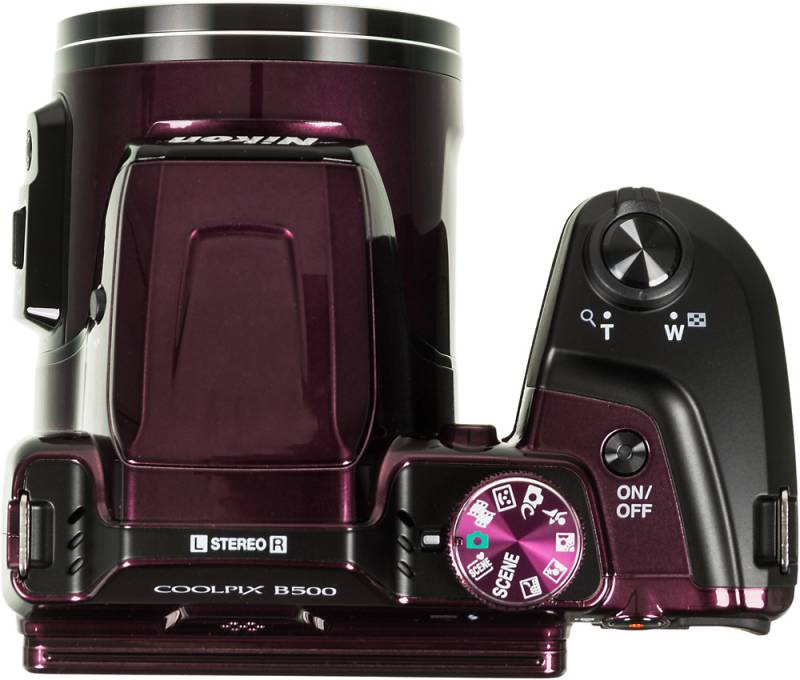 Фотоаппарат Nikon CoolPix B500 фиолетовый 16Mpix Zoom40x 3 1080p SDXC/SD/SDHC CMOS 1x2.3 1minF turL