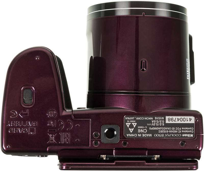 Фотоаппарат Nikon CoolPix B500 фиолетовый 16Mpix Zoom40x 3 1080p SDXC/SD/SDHC CMOS 1x2.3 1minF turL