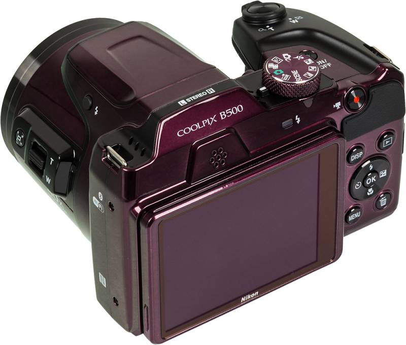 Фотоаппарат Nikon CoolPix B500 фиолетовый 16Mpix Zoom40x 3 1080p SDXC/SD/SDHC CMOS 1x2.3 1minF turL