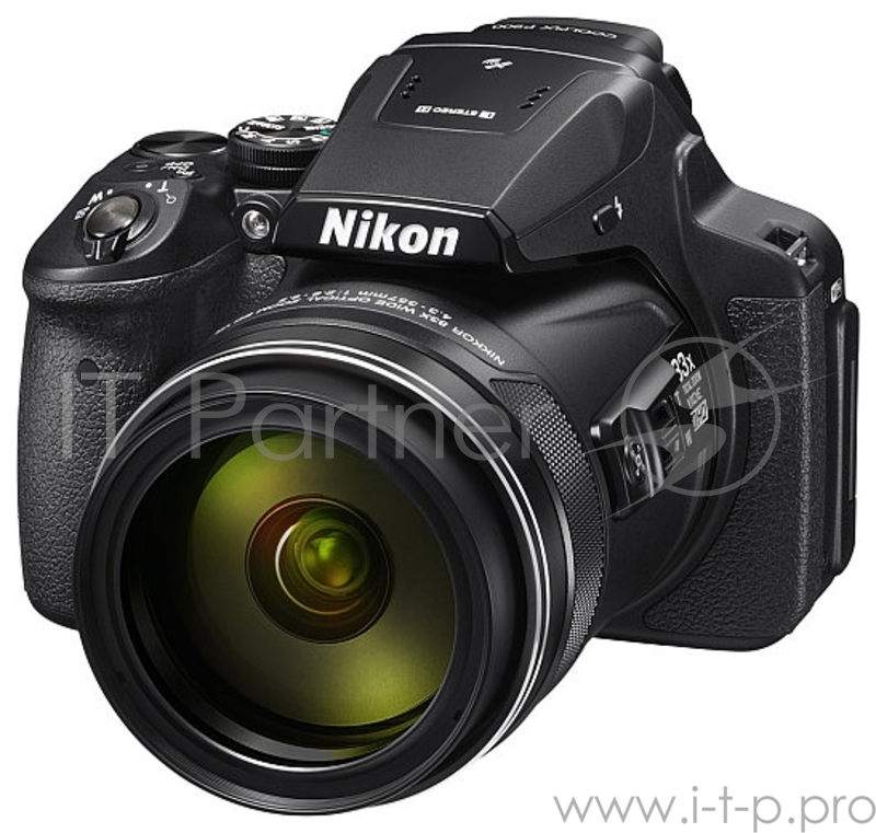 Фотоаппарат Nikon CoolPix P900 черный 16Mpix Zoom83x 3 1080p SDXC CMOS 1x2.3 IS opt 1minF turLCD VF
