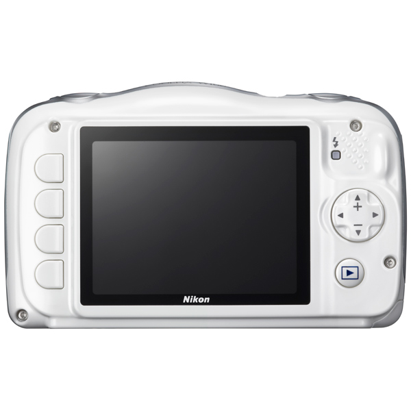 Фотоаппарат Nikon CoolPix W100 белый 13.2Mpix Zoom3x 2.7 1080p 22Mb SDXC/SD/SDHC CMOS 1x3.1 5minF H