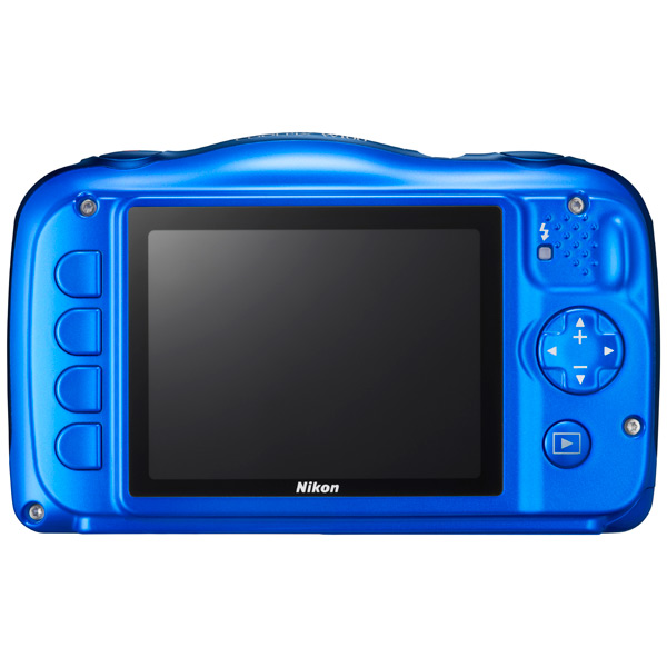 Фотоаппарат Nikon CoolPix W100 синий 13.2Mpix Zoom3x 2.7 1080p 22Mb SDXC/SD/SDHC CMOS 1x3.1 5minF H