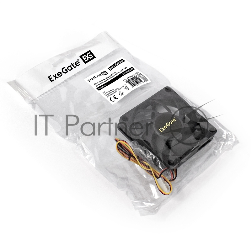 Вентилятор ExeGate EX288923RUS ExtraSilent ES08015B3P (80x80x15 мм, 2-Ball (двойной шарикоподшипник), 3pin, 1600RPM, 22dBA)