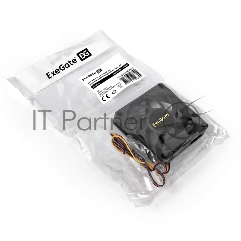 Вентилятор ExeGate EX288924RUS EX08015B4P-PWM (80x80x15 мм, 2-Ball (двойной шарикоподшипник), 4pin, PWM, 24dBA)
