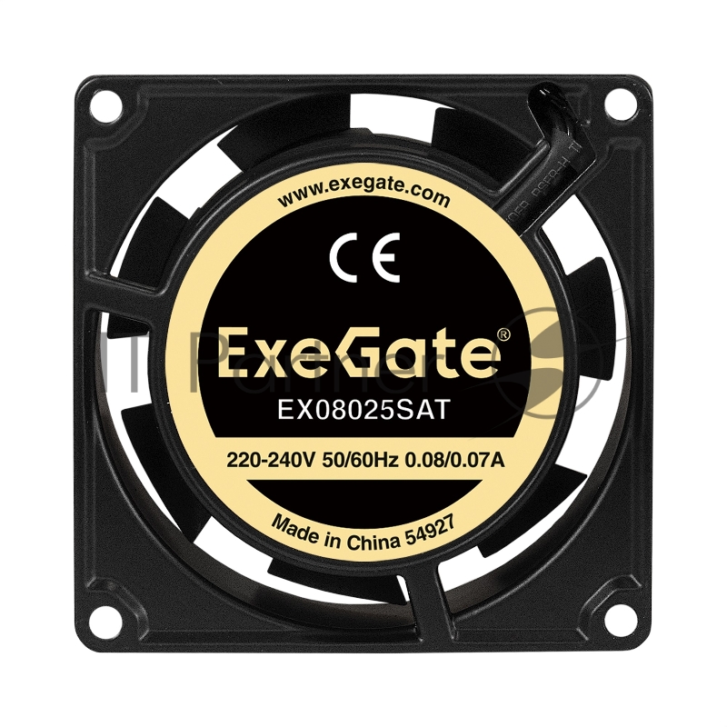 Вентилятор 220B ExeGate EX288994RUS EX08025SAT (80x80x25 мм, Sleeve bearing (подшипник скольжения), клеммы, 2500RPM, 31dBA)