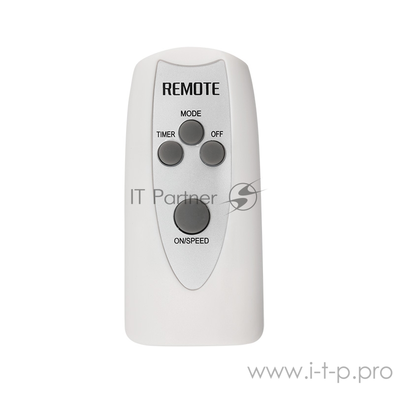 Вентилятор напольный DUX DX-1601R с пультом и таймером, 40 Вт, 220V, цвет белый/серый