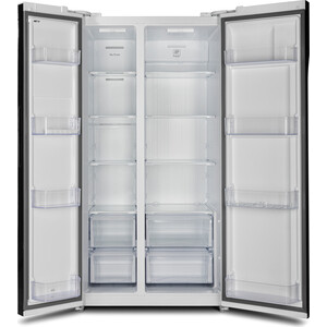 Холодильник Hyundai CS6503FV белое стекло (двухкамерный)