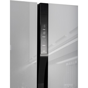 Холодильник Hyundai CS6503FV белое стекло (двухкамерный)