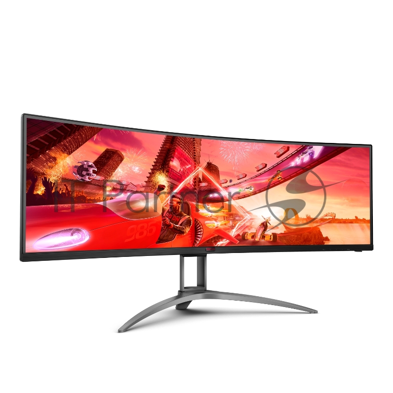 МОНИТОР 49 AOC AGON AG493UCX Black (VA, изогнутый, 5120x1440, 120Hz, HDR400, 1 ms, 178°/178°, 550 cd/m, 80M:1, +2xHDMI)