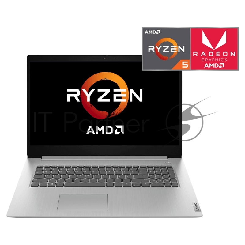 Ноутбук Lenovo IP3 17ADA05 17.3 HD+, AMD R5-3500U, 8Gb, 256Gb SSD, no ODD, Win10, серый (81W20097RU)