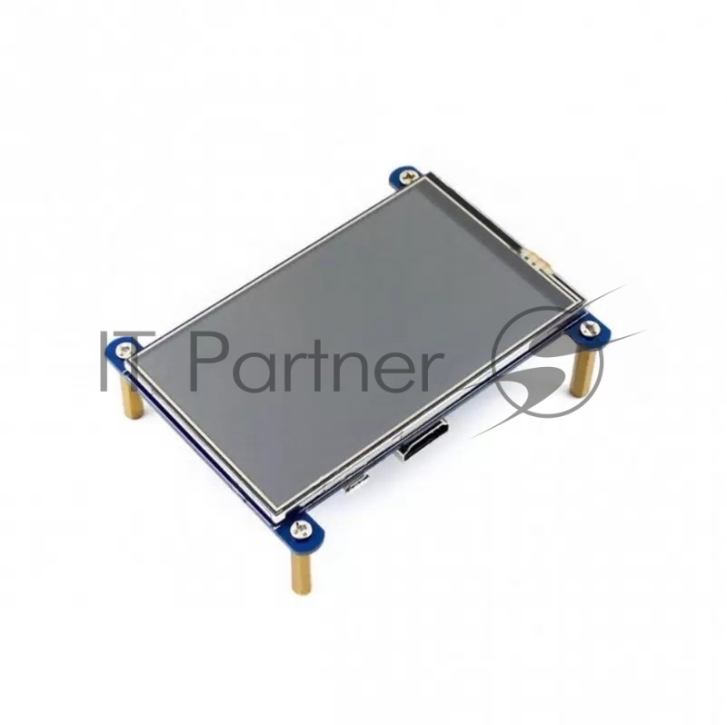 ACD18-RA333 Waveshare 4 резистивный сенсорный дисплей без корпуса, 800*480 IPS матрица, вход HDMI, питание по USB, для Raspberry Pi 3 (WS12030)