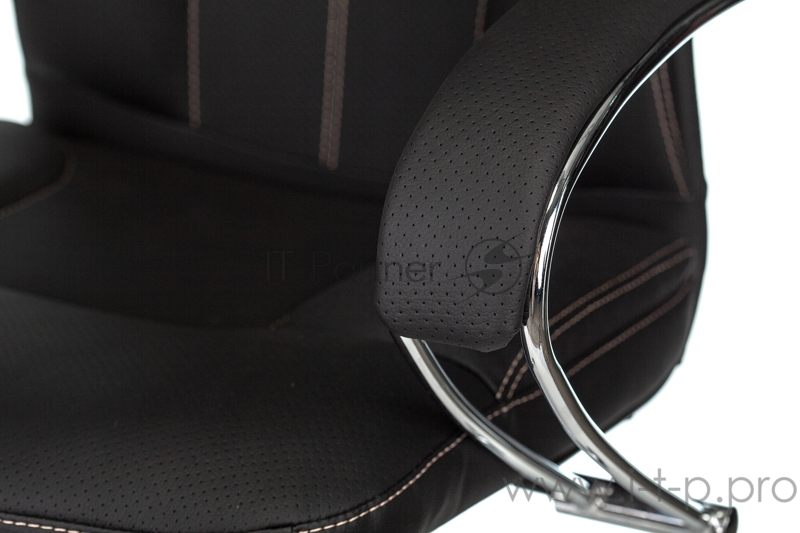 Кресло руководителя Бюрократ CH-608SL/ECO черный искусственная кожа крестовина металл хром