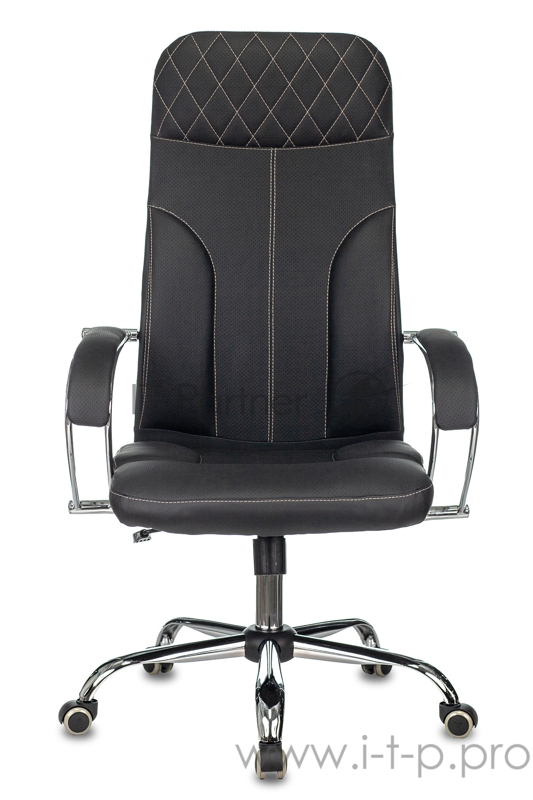 Кресло руководителя Бюрократ CH-608SL/ECO черный искусственная кожа крестовина металл хром
