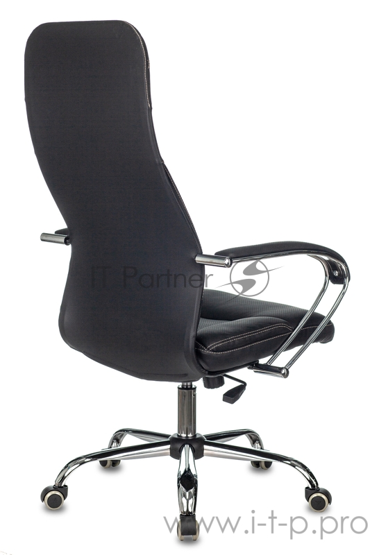 Кресло руководителя Бюрократ CH-608SL/ECO черный искусственная кожа крестовина металл хром