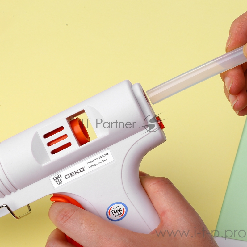 Клеевой пистолет Deko DKGG150 SET4 150Вт стерж.:11мм
