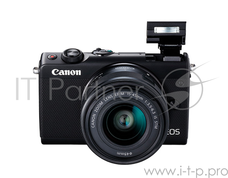 Фотоаппарат Canon EOS M100 черный 18Mpix 3 1080p WiFi 15-45 IS STM LP-E12