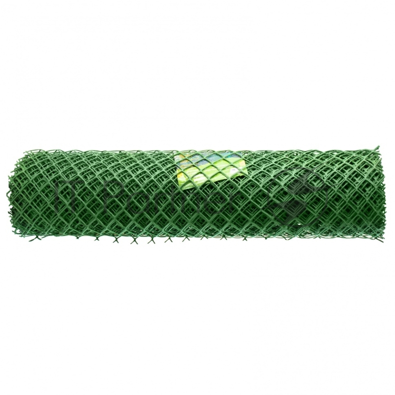 Заборная решетка Россия в рулоне 1,5x25 м ячейка 70x58 мм - хаки //64535