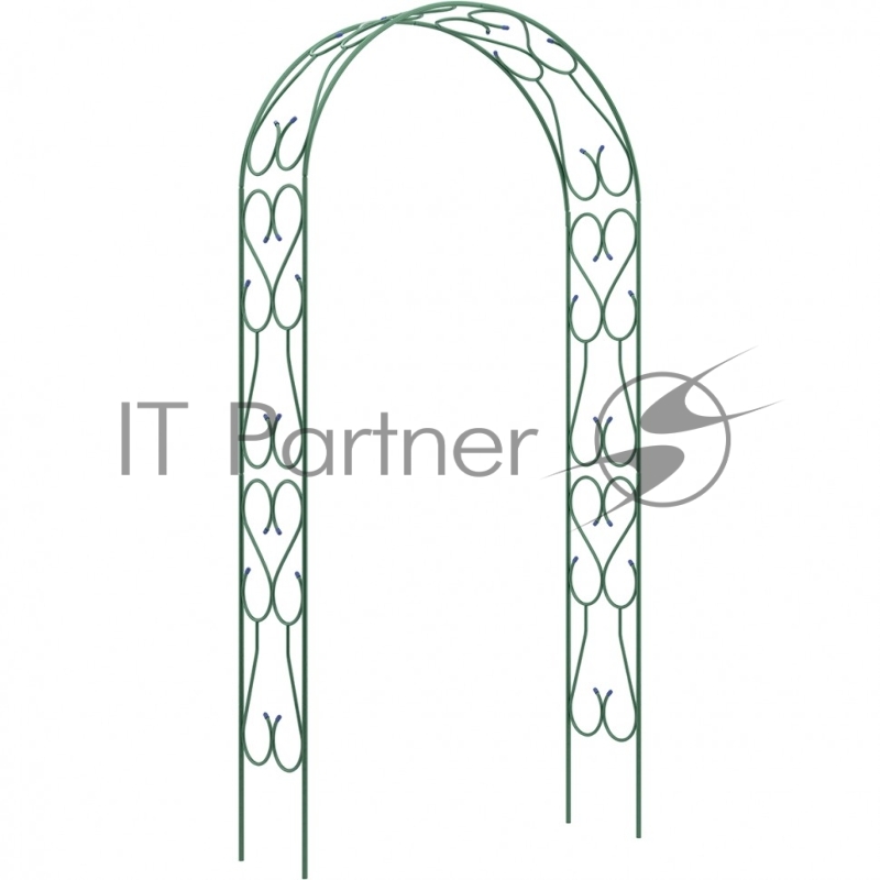 Арка Садовая Россия разборная «Узорная широкая» 2,5х0,38х1,2м 69125