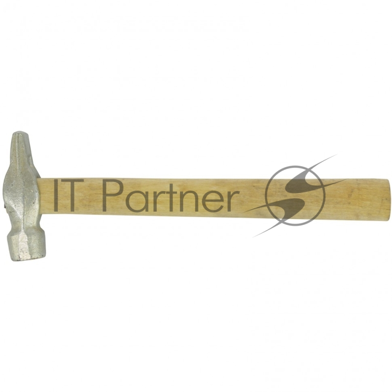 Молоток Россия слесарный,400 г,круглый боек,деревянная ручка //10239