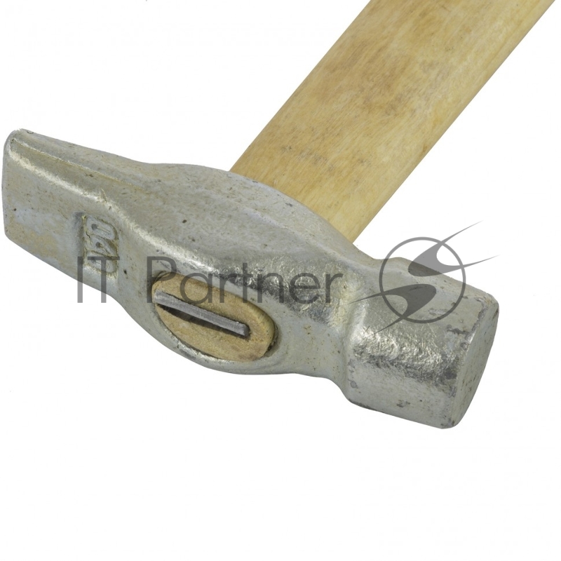 Молоток Россия слесарный,400 г,круглый боек,деревянная ручка //10239