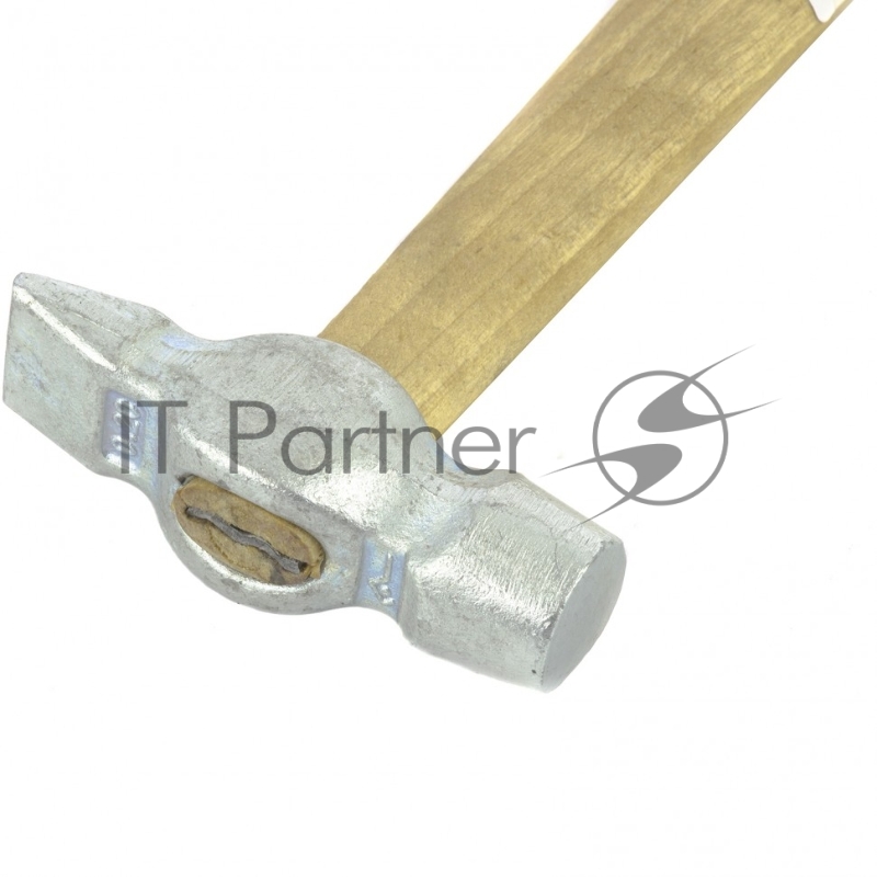 Молоток Россия слесарный,200 г,круглый боек,деревянная ручка//10238