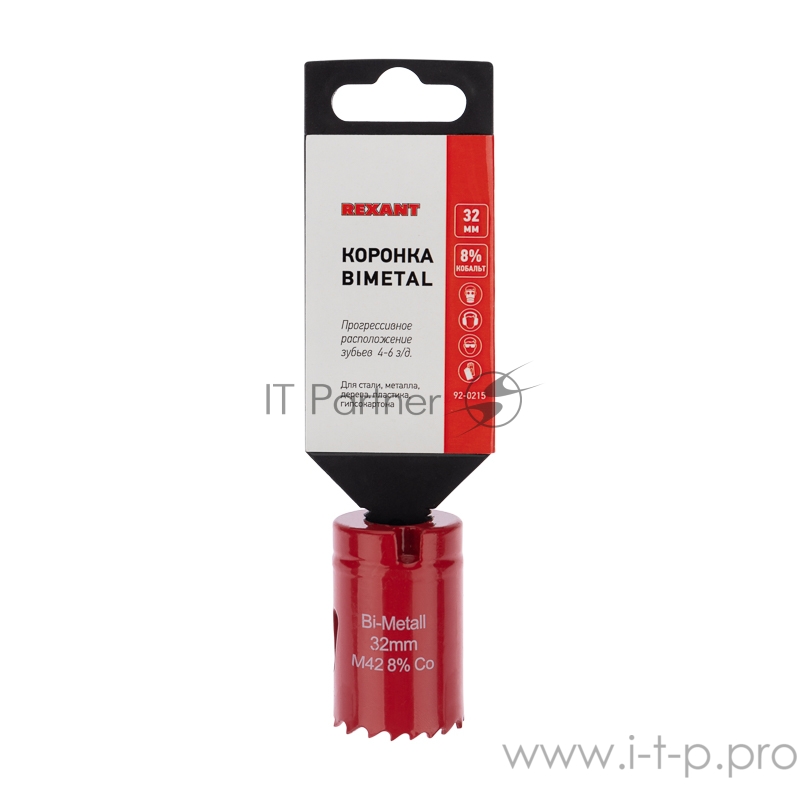 Коронка Bimetal 32 мм REXANT