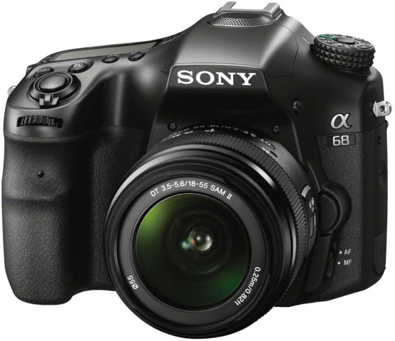 Зеркальный Фотоаппарат Sony Alpha ILCA-68K черный 24.2Mpix 18-55 мм f/3.5-5.6 2.7 1080p Full HD MS