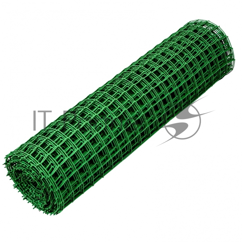 Садовая решётка Россия в рулоне 1x20 м, ячейка 50x50 мм - зелёная //64516