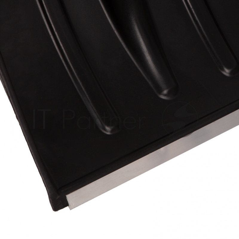 Россия Лопата снеговая 360*380 мм, алюминиевая окантовка, с черенком//Россия 615745