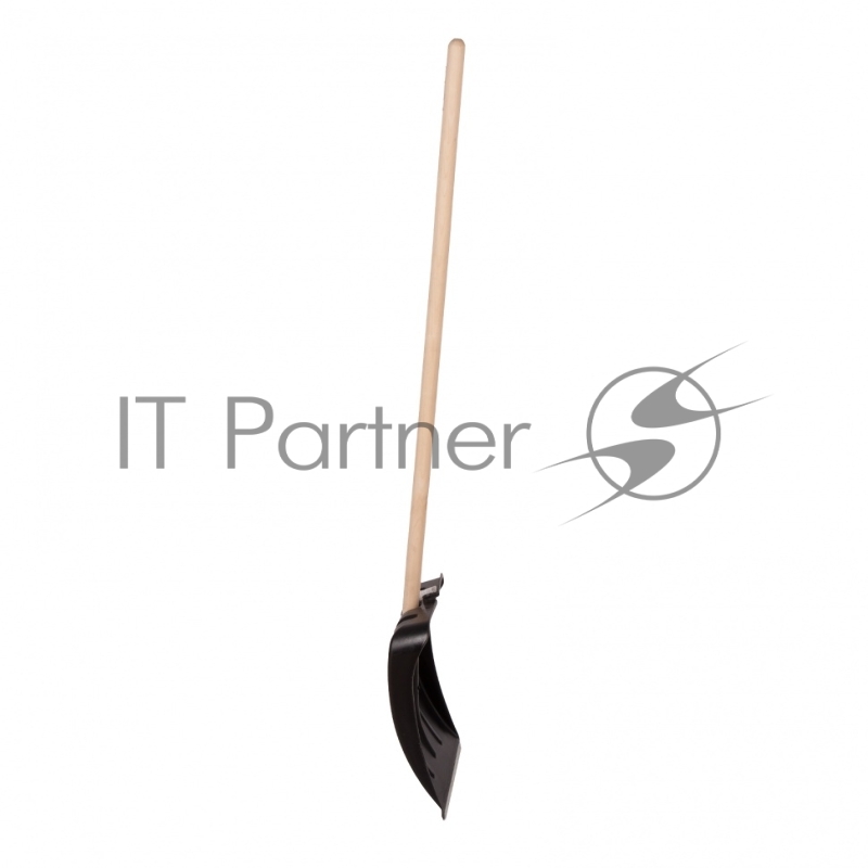 Россия Лопата снеговая 360*380 мм, алюминиевая окантовка, с черенком//Россия 615745