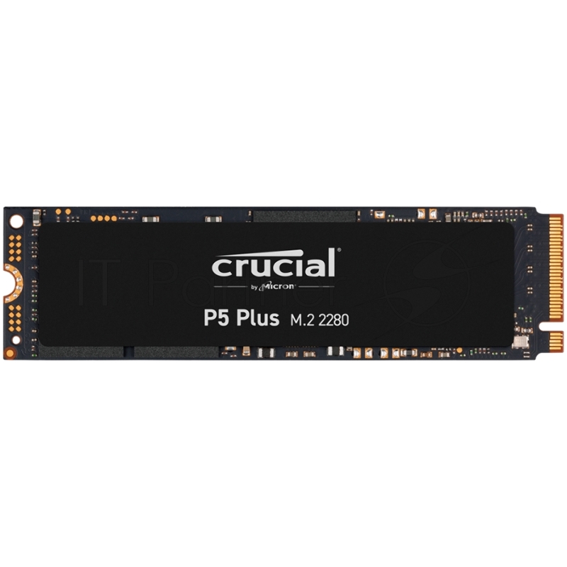 Твердотельный накопитель Crucial P5 Plus, 500GB, SSD, M.2 2280, NVMe, PCIe 4.0 x4, 3D TLC, R/W 6600/4000MB/s, IOPs 360 000/700 000, 300TBW