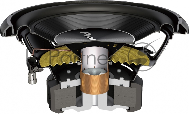 PIONEER TS-A250S4 (25-сантиметровый сабвуфер с сопротивлением 4 Ом с одновитковой звуковой катушкой (1300 Вт))