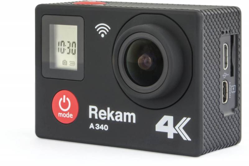 Экшн-камера Rekam 4K A340 1xCMOS 16Mpix черный