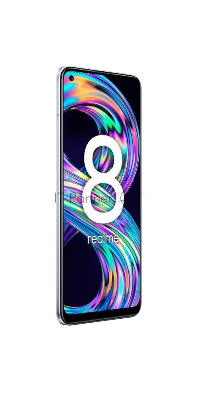 Смартфон REALME RMX3085 (realme 8) 6+128 ГБ СЕРЕБРЯНЫЙ (CYBER SILVER)