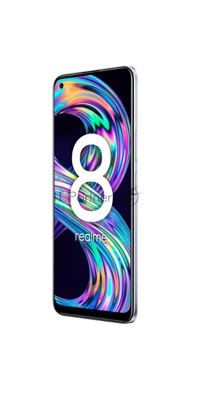 Смартфон REALME RMX3085 (realme 8) 6+128 ГБ СЕРЕБРЯНЫЙ (CYBER SILVER)