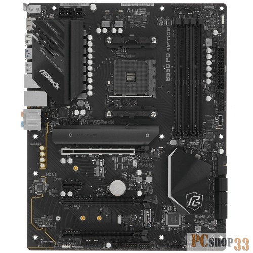 Материнская плата ASRock B550 PG RIPTIDE, Socket AM4, AMD B550, 4xDDR4-3200, HDMI, 3xPCI-Ex16, 1xPCI-Ex1, 6xSATA3, 3xM.2, 8 Ch Audio, 2x2.5GLan, (2+6)xUSB2.0, (7+4)xUSB3.2, (1+1)xUSB3.2 Type-C, 1xPS/2, ATX, RTL