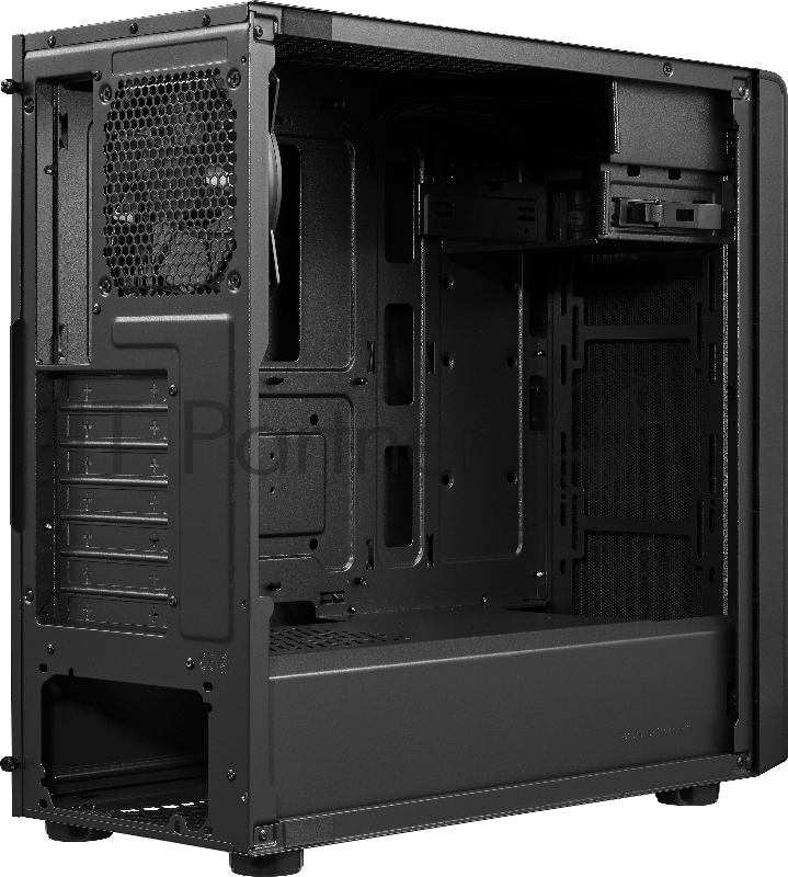 Корпус без блока питания Cooler Master Elite 500 ODD, 2xUSB3.2, 1x120Fan, w/o PSU, Black, w/ ODD, Steel left panel, ATX