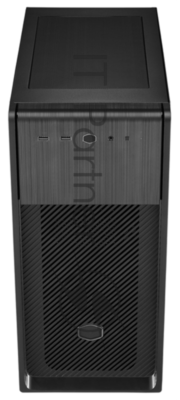 Корпус без блока питания Cooler Master Elite 500 ODD, 2xUSB3.2, 1x120Fan, w/o PSU, Black, w/ ODD, Steel left panel, ATX