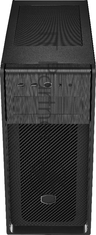 Корпус без блока питания Cooler Master Elite 500 ODD, 2xUSB3.2, 1x120Fan, w/o PSU, Black, w/ ODD, Steel left panel, ATX