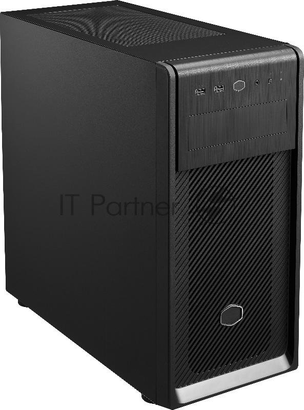 Корпус без блока питания Cooler Master Elite 500 ODD, 2xUSB3.2, 1x120Fan, w/o PSU, Black, w/ ODD, Steel left panel, ATX