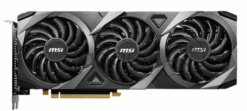 Видеокарта MSI PCI-E nVidia GeForce RTX 3060TI 8Gb VENTUS 3X OC LHR RTL (RTX 3060 TI VENTUS 3X 8G OC LHR)
