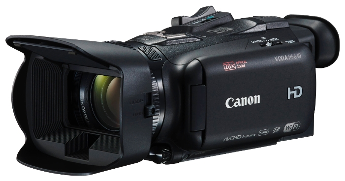Видеокамера Canon Legria HF G40 черный 20x IS opt 3.5 Touch LCD 1080p XQD+SDHC Flash/WiFi