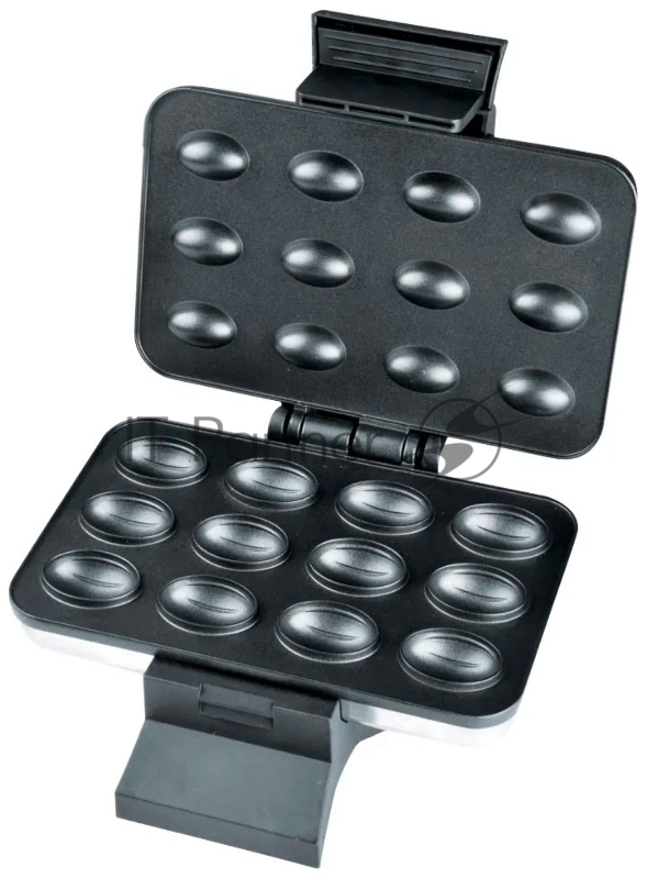 Вафельница-орешница электрическая Чудесница ЭВ-2Ч, мощность 1000Вт, 12 полуформ орешниц, тефлоновое покрытие жаропрочной поверхности, автоматическое поддержание заданной температуры нагрева.