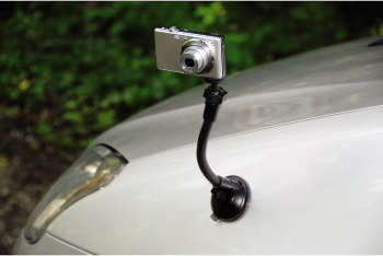 Штатив присоска Hama TravelFlex 4371 настольный черный алюминиевый сплав (110гр.)