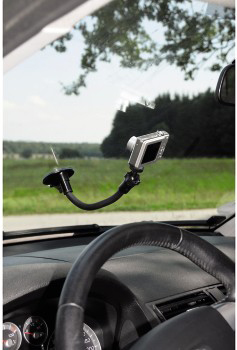 Штатив присоска Hama TravelFlex 4371 настольный черный алюминиевый сплав (110гр.)